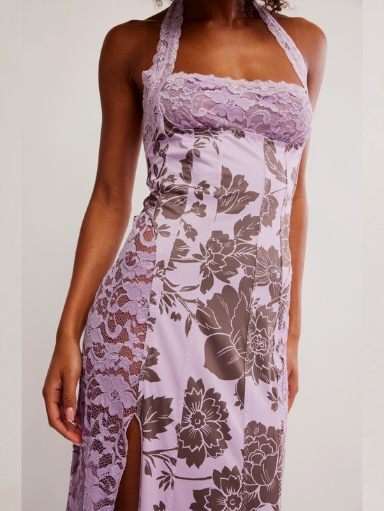 Free People Love You Most Printed Maxi Slip - Picture 4 of 5